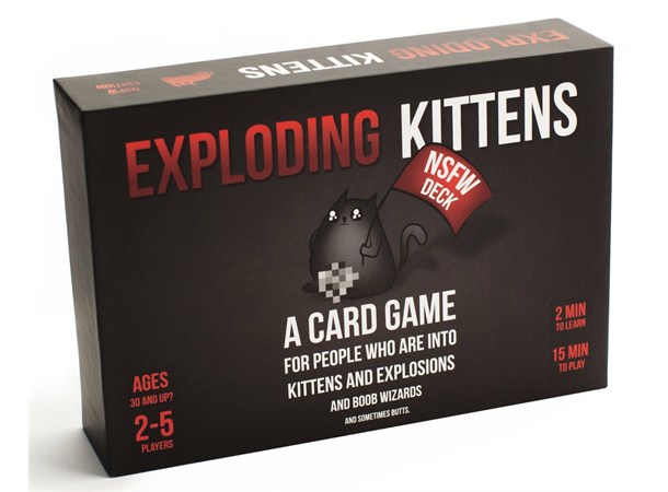 Exploding Kittens NSFW Edition - Engelsk Not Safe For Work Edition 